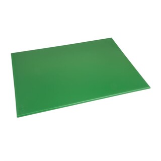 photo 1 grande planche à découper haute densité hygiplas verte