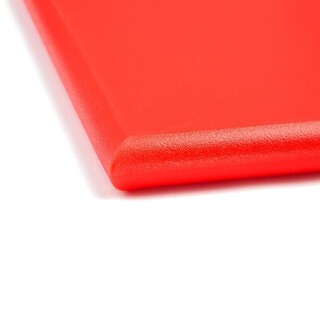photo 3 planche à découper épaisse haute densité hygiplas rouge