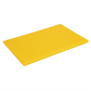 photo 1 planche à découper épaisse haute densité hygiplas jaune