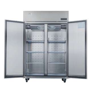 photo 2 armoire négative gn2/1 2 portes pleines