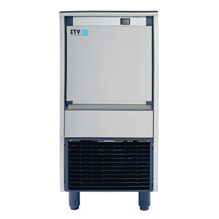 photo 1 machine à glaçons à injection - prod. (24h): 30kg - refroidissement air - glaçons pleins 40 g - avec pompe de vidange intégrée