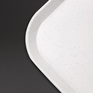 photo 5 plateau self-service en fibre de verre olympia kristallon gris clair 355 x 460mm
