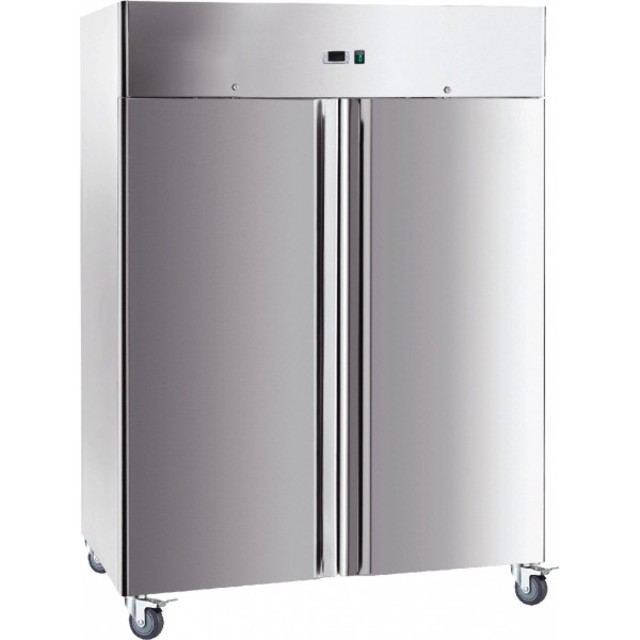 Petite armoire réfrigérée négative en inox 115 L