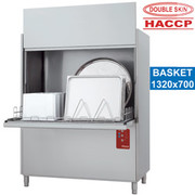 Lave-batteries, panier 1320x700 mm break tank