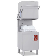 Lave-vaisselle à capot, panier 500x500 mm Full Hygiene, avec adoucisseur continu