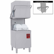 Lave-vaisselle capot, panier 500x500 mm + 2 Tables entrée / sortie éco