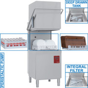 Lave-vaisselle capot, panier 500x500 mm