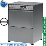 Lave-vaisselle panier 500x500 mm, pompe de vidange