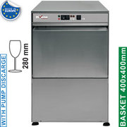 Lave-verres panier 400x400 mm, pompe vidange