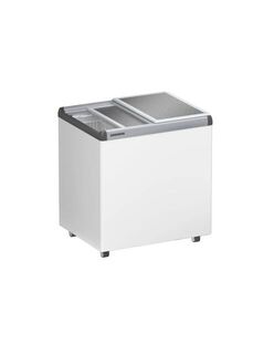 photo 3 conservateur glaces, couvercles coulissants isolés, 220 litres