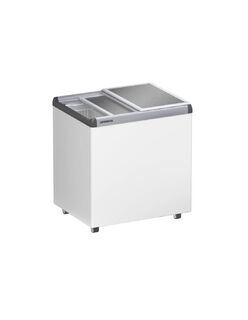 photo 1 conservateur glaces, couvercles coulissants isolés, 220 litres
