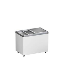 photo 4 conservateur glaces, couvercles coulissants isolés, 294 litres