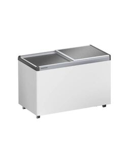 photo 4 conservateur glaces, couvercles coulissants isolés, 369 litres