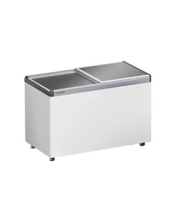 photo 1 conservateur glaces, couvercles coulissants isolés, 369 litres