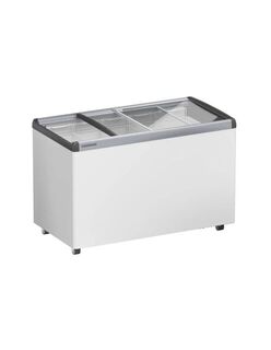 photo 3 conservateur glaces, couvercles vitrés, 369 litres
