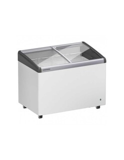photo 2 conservateur glaces, couvercles vitrés inclinés, 276 litres