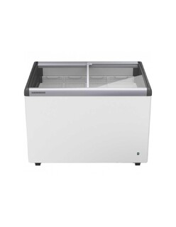 photo 1 conservateur glaces, couvercles vitrés inclinés, 276 litres