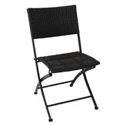 Lot de 2 chaises pliantes rotin PE