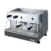 Machine à café expresso 2 groupes, semi-automatique
