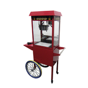 Machine à pop-corn sur chariot