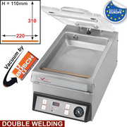 Machine sous vide, couvercle bombé, cuve acier inox 4 m3/h