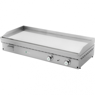 photo 1 plancha professionnelle gaz lisse 120cm en chrome dur dimension 120x56x22 cm