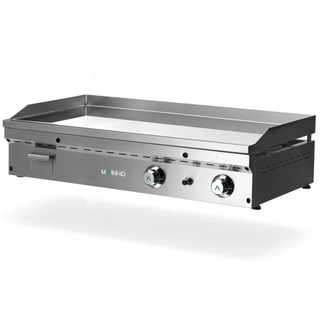 photo 1 plancha professionnelle gaz lisse 60cm en chrome dur dimension 60x56x22 cm