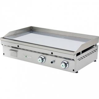 photo 1 plancha professionnelle gaz lisse 90cm en chrome dur dimension 90x56x22 cm