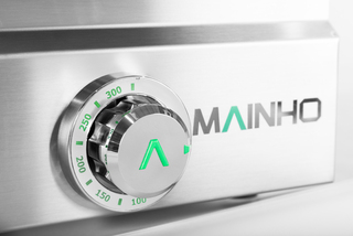 photo 3 plancha professionnelle électrique chrome dur semi-rainurée 100 cm