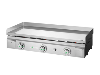 photo 1 plancha professionnelle gaz chrome dur lisse 100 cm