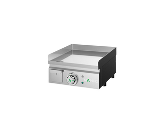 photo 1 plancha professionnelle électrique chrome dur lisse 40 cm