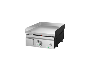 photo 1 plancha professionnelle gaz acier rectifié lisse 40 cm