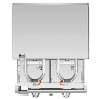photo 4 plancha professionnelle gaz chrome dur lisse 40 cm