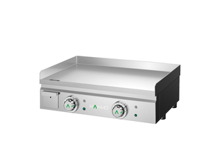photo 1 plancha professionnelle électrique acier rectifié lisse 60 cm