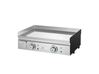 photo 1 plancha professionnelle électrique chrome dur lisse 60 cm