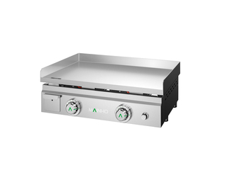 photo 1 plancha professionnelle gaz acier rectifié lisse 60 cm