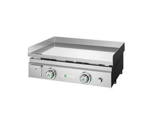 photo 1 plancha professionnelle gaz chrome dur lisse 60 cm