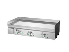 Photo matériel référence MAX-80EMC : Plancha professionnelle électrique chrome dur lisse 80 cm