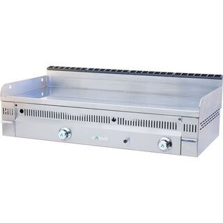 photo 1 plancha professionnelle chrome dur gaz 120cm