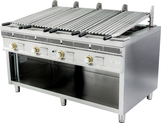 Grills vapeur, grills à pierre de lave, grills au gaz