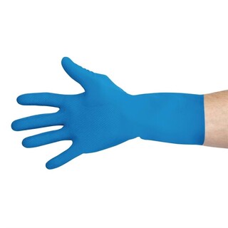 photo 5 gants contact alimentaire étanches bleus mapa vital 165 taille m 1 paire