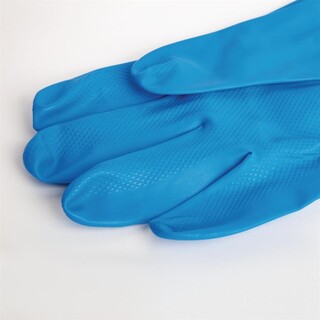 photo 2 gants contact alimentaire et nettoyage étanches bleus mapa ultranitril 475 l