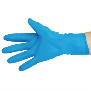 photo 5 gants contact alimentaire et nettoyage étanches bleus mapa ultranitril 475 l