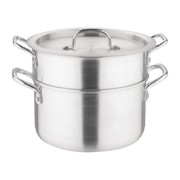 Marmite bain marie aluminium vogue 4l