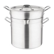 Marmite bain marie aluminium vogue 10l