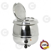 Marmite à soupe inox 10 L