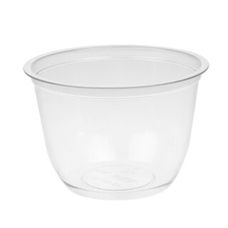 photo 1 pots transparents pet recyclables faerch ohco 95 mm 227 ml