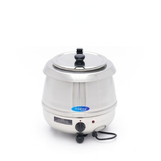 photo 2 marmite à soupe – 10 l – pot intérieur amovible – acier inoxydable – avec encoche pour louche