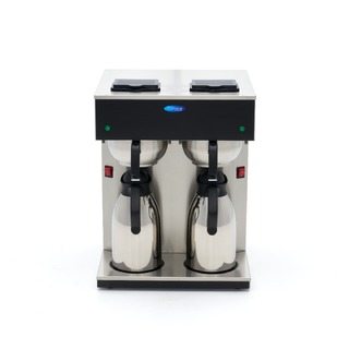photo 2 cafetière filtre - double - 2x 2 l - avec verseuse isotherme