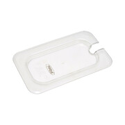 Photo matériel référence 09367941 : Couvercle gastronorm - 1/9 GN - polycarbonate - avec ouverture pour cuillère
